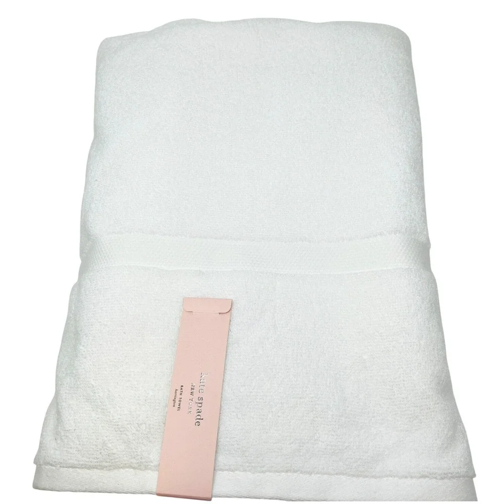 NWT Kate Spade Bath Towel White 30